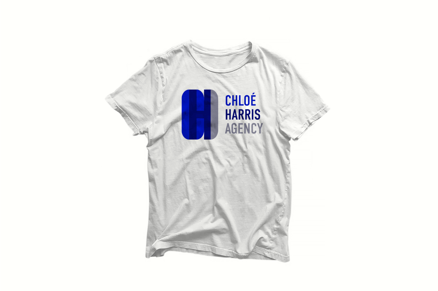 Cholé Harris Agency Logo on a shirt