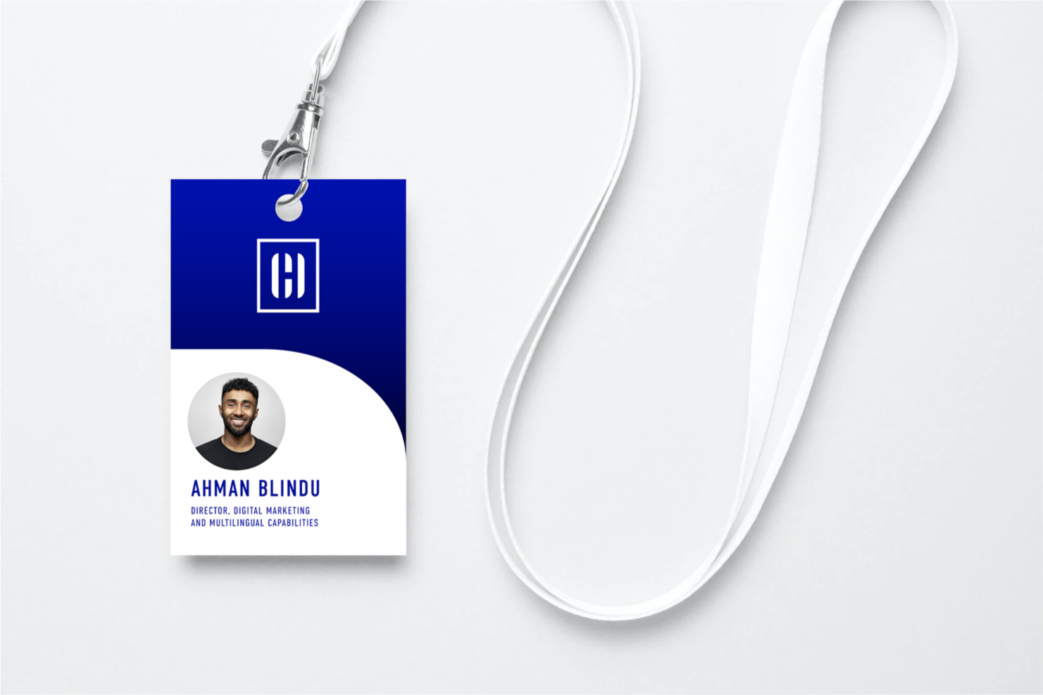 Cholé Harris Agency employee badge design