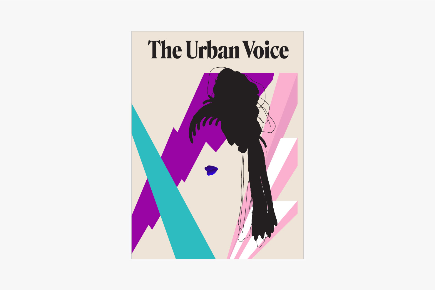 The Urban Voice printed cover design