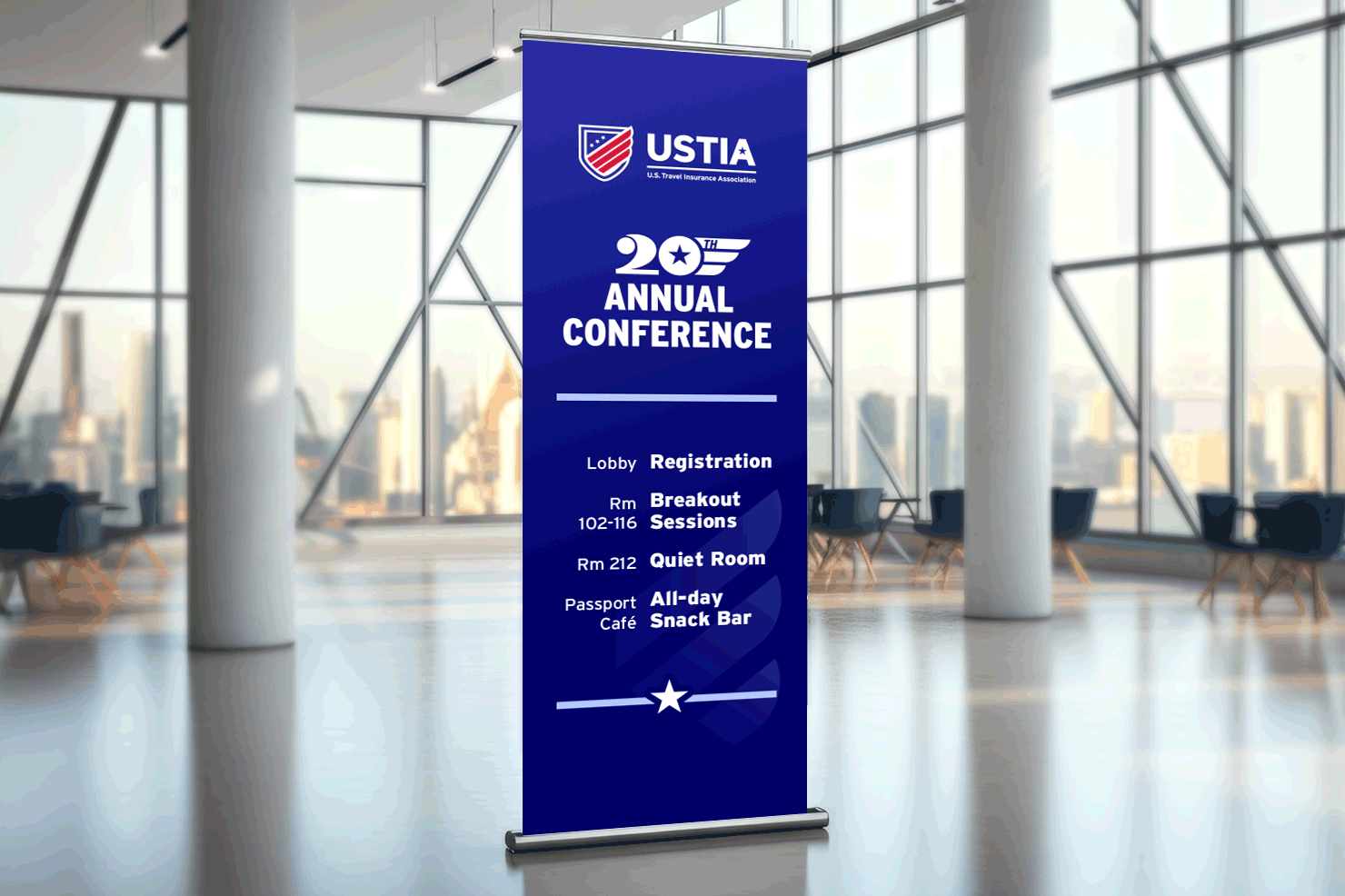 U.S. Travel Insurance Association Conference Signage